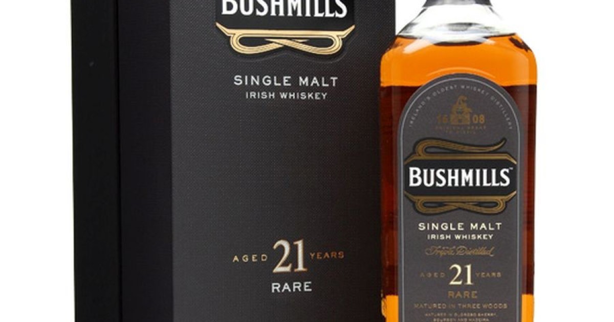 Bushmills Years Old Rare Single Malt Irish Whiskey Vol L In