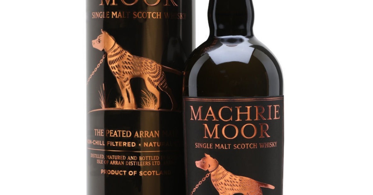 Arran Malt MACHRIE MOOR The Peated Arran Malt 46 Vol 0 7l In Tinbox