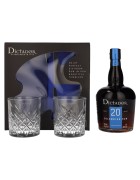 Dictador 20 YO ICON RESERVE Colombian Rum 40% Vol. 0,7l u poklon kutiji s 2 čaše 2138