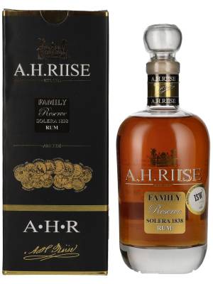 A.H. Riise FAMILY RESERVE Solera 1838 Rum 42% Vol. 0,7l u poklon kutiji