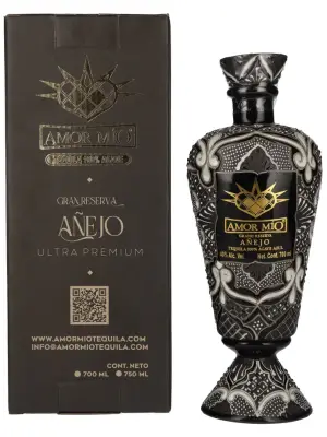 Amor Mío Tequila Gran Reserva Añejo 100% Agave Azul 40% Vol. 0,7l u poklon kutiji