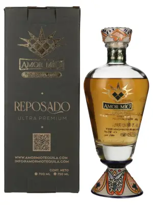 Amor Mío Tequila Reposado 100% Agave Azul 40% Vol. 0,7l u poklon kutiji