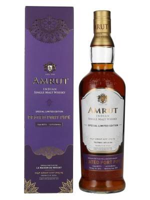 Amrut PORT PIPE Indian Single Malt Whisky 60% Vol. 0,7l u poklon kutiji