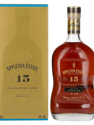 Appleton Estate 15 YO BLACK RIVER CASKS Jamaica Rum 43% Vol. 0,7l u poklon kutiji