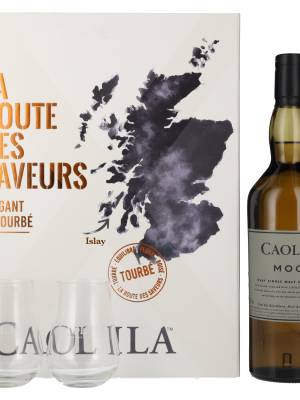 Caol Ila MOCH La Route des Saveurs Set 43% Vol. 0,7l u poklon pakiranju s 2 čaše