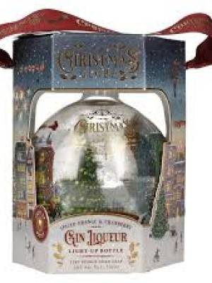 Christmas Globe Spiced Orange & Cranberry Gin Liqueur Light-Up 20% Vol. 0,7l u poklon kutiji