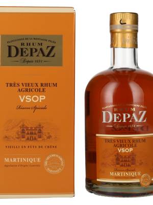 Depaz Rhum Très Agricole Vieux VSOP 45% Vol. 0,7l u poklon kutiji