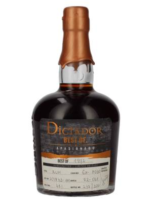 Dictador 45 YO BEST OF 1972 APASIONADO Colombian Rum 41% Vol. 0,7l