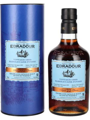 Edradour 22 YO Barolo Cask Finish 1999 55,2% Vol. 0,7l u poklon kutiji