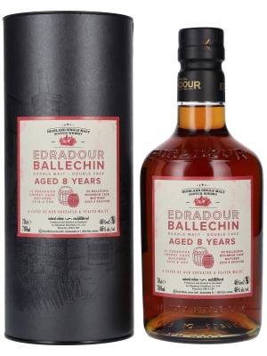 Edradour Ballechin 8 YO Double Malt Double Cask 46% Vol. 0,7l u poklon kutiji