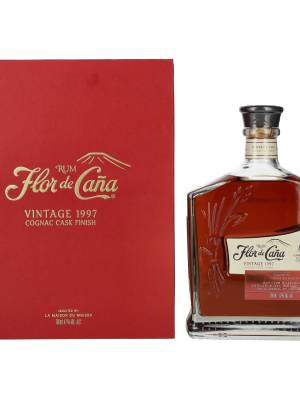 Flor de Caña Rum Cognac Cask Finish Vintage 1997 47% Vol. 0,7l u poklon kutiji