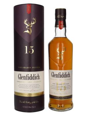 Glenfiddich 15 YO OUR SOLERA 40% Vol. 0,7l u poklon kutiji