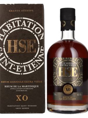 HSE Rhum XO Extra Vieux Grande Reserve 43% Vol. 0,7l u poklon kutiji