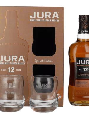 Jura 12 YO Single Malt Scotch Whisky 40% Vol. 0,7l u poklon kutiji sa 2 čaše