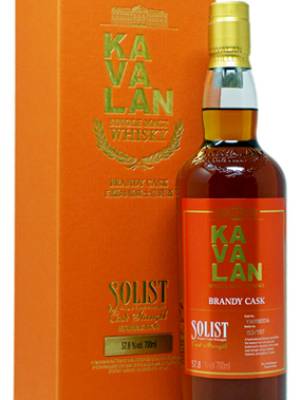 Kavalan SOLIST Brandy Cask 57,8% Vol. 0,7l u poklon kutiji