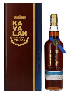 Kavalan SOLIST Pedro Ximénez Cask 55,6% Vol. 0,7l u drvenoj poklon kutiji