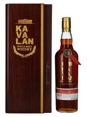 Kavalan SOLIST Manzanilla Cask 58,6% Vol. 0,7l u drvenoj poklon kutiji