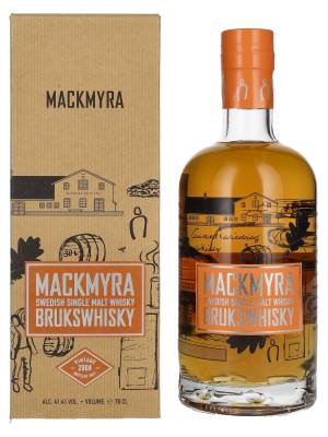 Mackmyra BRUKSWHISKY Swedish Single Malt Whisky 41,4% Vol. 0,7l u poklon kutiji