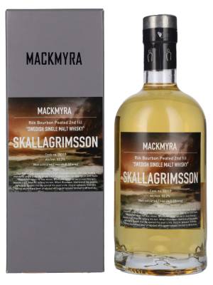 Mackmyra SKALLAGRIMSSON Rök Bourbon Peated Swedish Single Malt Whisky 52,2% Vol. 0,5l u poklon kutiji