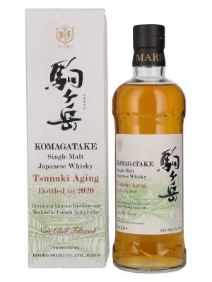 Mars KOMAGATAKE Single Malt Japanese Whisky TSUNUKI AGING 2020 54% Vol. 0,7l u poklon kutiji