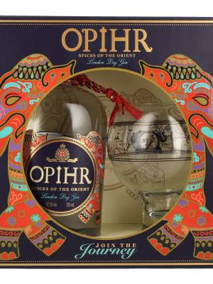 OPIHR Oriental Spiced Gin 42,5% 0,7 l u poklon kutiji s globus čašom