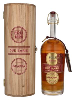 Poli Grappa Barrique Due Barili 40% Vol. 0,7l u drvenoj poklon kutiji