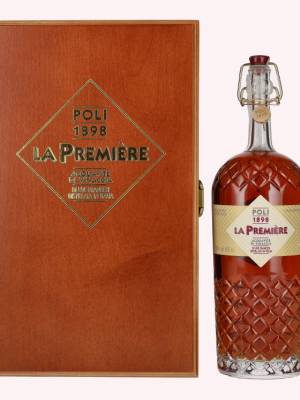 Poli Grappa La Première Acquavite di Vinaccia 46% Vol. 0,7l u drvenoj poklon kutiji