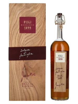 Poli Grappa Barrique Solera di Famiglia 55% Vol. 0,7l u drvenoj poklon kutiji