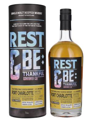 Rest & Be Thankful Port Charlotte 13 YO Bourbon Cask Limited Edition 62,2% Vol. 0,7l u poklon kutiji