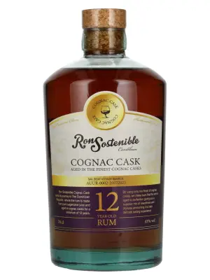 Ron Sostenible 12 YO Cognac Cask Rum 43% Vol. 0,7l