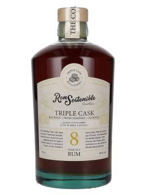 Ron Sostenible 8 YO Triple Cask Rum 43% Vol. 0,7l
