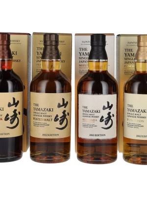 Suntory The Yamazaki TSUKURIWAKE SELECTION Set 2024 48% Vol. 4x0,7l u poklon kutiji