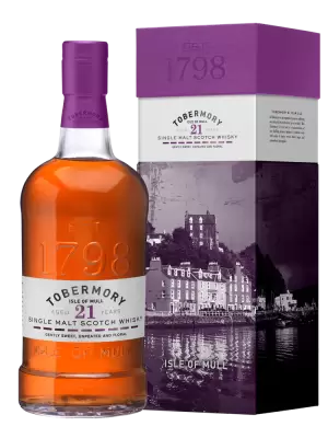 Tobermory 21 YO OLOROSO CASK Finish 46,3% Vol. 0,7l u poklon kutiji