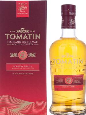 Tomatin 21 YO BOURBON CASKS Highland Single Malt Whisky 46% Vol. 0,7l u poklon kutiji