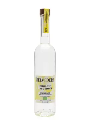 Belvedere Organic Infusions Lemon & Basil Flavoured Vodka 40% Vol. 0,7l