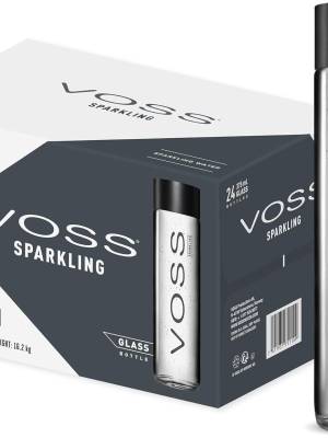 VOSS SPARKLING gazirana mineralna voda 24 x 375 ml