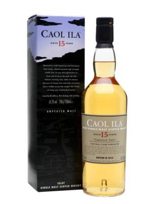 Caol Ila 15 YO UNPEATED STYLE Natural Cask Strength 2018 59,1% Vol. 0,7l u poklon kutiji