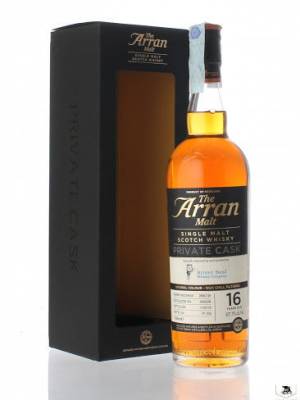 Arran Malt SILVER SEAL PRIVATE CASK 16 YO Single Malt Scotch Whisky 57,1% Vol. 0,7l u poklon kutiji