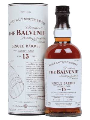 The Balvenie 15 YO Single Barrel Sherry Cask 47,8% Vol. 0,7l u poklon kutiji