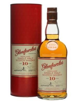 Glenfarclas 10 YO Highland Single Malt Scotch Whisky 40% Vol. 0,7l u poklon kutiji