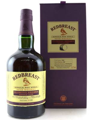 Redbreast OLOROSO SHERRY Single Cask Single Pot Still Irish Whiskey 1998 55,7% Vol. 0,7l in Giftbox