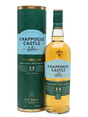 Knappogue Castle 14 Years Old TWIN WOOD Single Malt Irish Whiskey 46% Vol. 0,7l in Giftbox