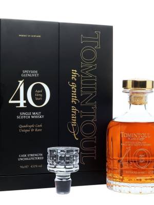 Tomintoul 40 Years Old Single Malt Scotch Whisky 43,1% Vol. 0,7l in Giftbox