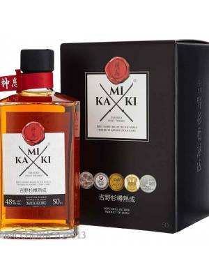 KAMIKI Blended Malt Whisky SAKURA & CEDAR Cask Finish 48% Vol. 0,5l in Giftbox