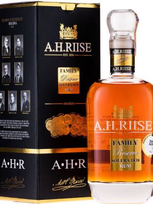 A.H. Riise FAMILY RESERVE Solera 1838 Rum - Old Edition 42% Vol. 0,7l + GB