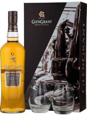 Glen Grant 12 YO Single Malt 43% Vol. 0,7l u poklon kutiji sa 2 čaše