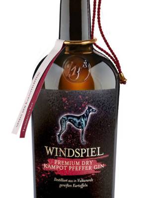 Windspiel Premium Dry KAMPOT PFEFFER Gin  Batch No. 002 47% Vol. 0,5l