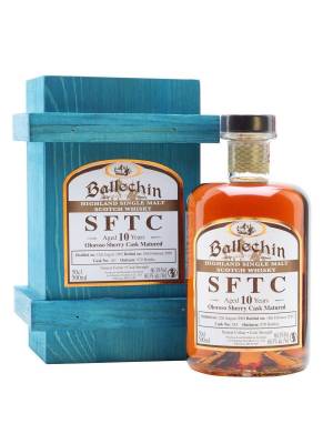 Edradour Ballechin SFTC 10 YO Oloroso Sherry Cask Matured 2009 60,3% Vol. 0,5l u drvenoj poklon kutiji