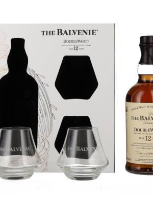 The Balvenie 12 YO Double Wood 40% Vol. 0,7l u poklon kutiji sa 2 čaše