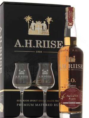 A.H. Riise X.O. Reserve Ambre d'Or Reserve 42% Vol. 0,7l u poklon kutiji sa 2 čaše